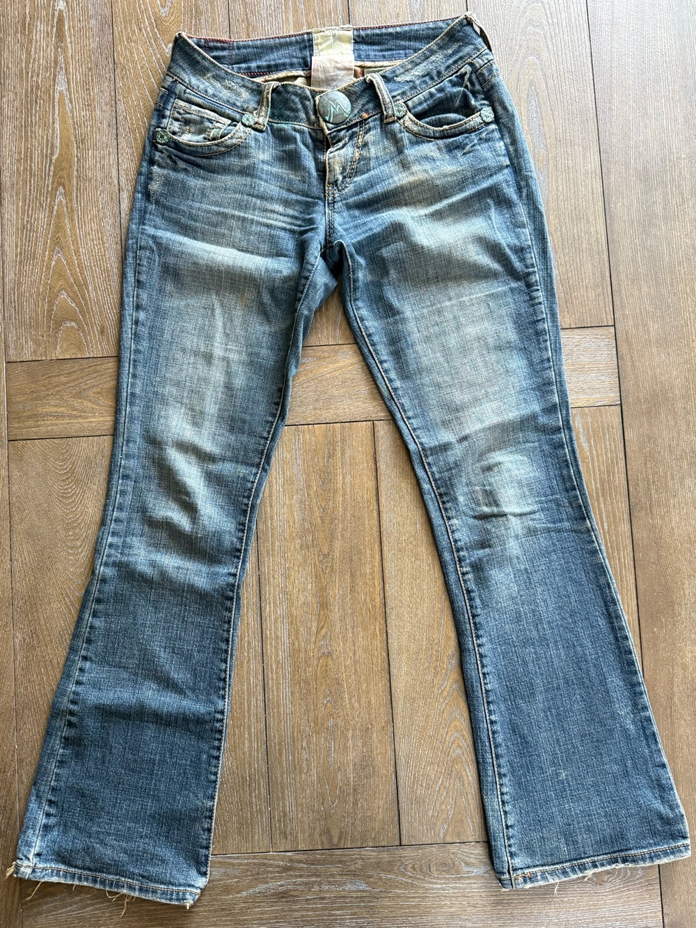 Marlow Faded Blue Flare Jeans